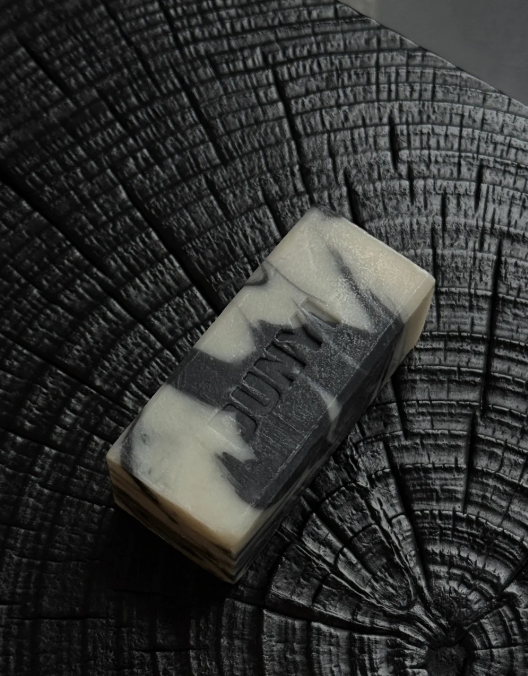 Detox & Nourish: Bamboo Charcoal & Goat Milk Facial & Body Soap with Bergamot & Peppermint
