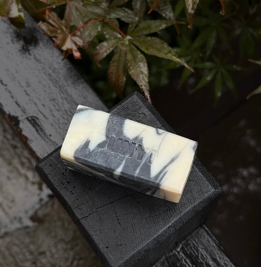 Detox & Nourish: Bamboo Charcoal & Goat Milk Facial & Body Soap with Bergamot & Peppermint