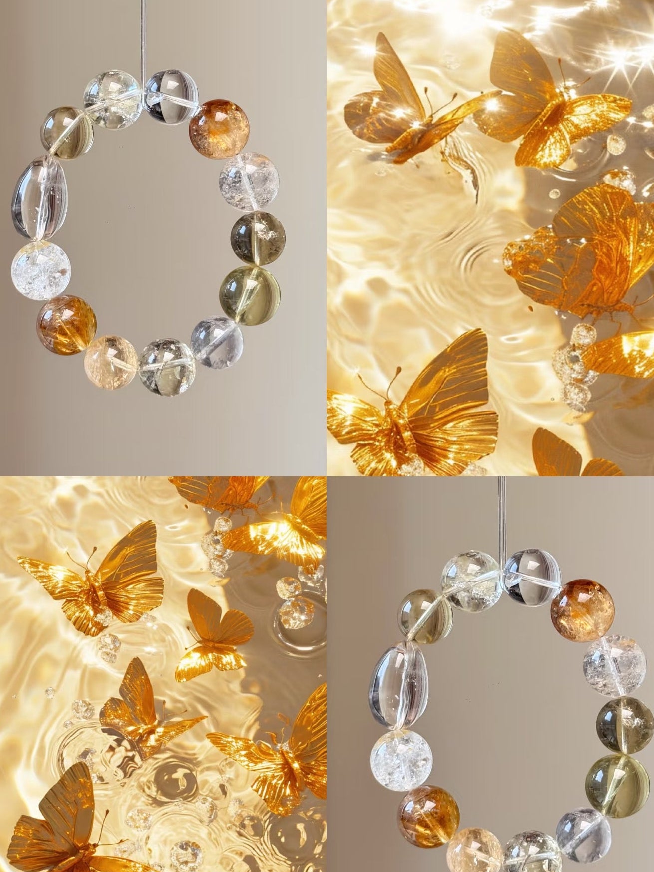 Jin Die Original Design Bracelet: Flow & Resonance - Multi-Gem Citrine Energy Bracelet